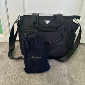 Prada Re-Nylon baby bag (Black)
